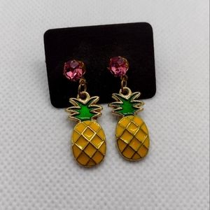 Cute Pineapple Dangle Earrings